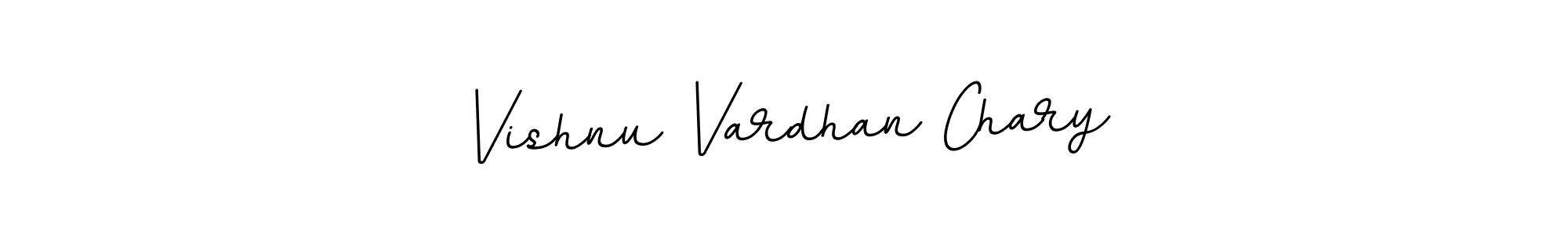 Use a signature maker to create a handwritten signature online. With this signature software, you can design (BallpointsItalic-DORy9) your own signature for name Vishnu Vardhan Chary. Vishnu Vardhan Chary signature style 11 images and pictures png