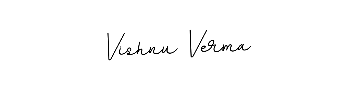 Vishnu Verma stylish signature style. Best Handwritten Sign (BallpointsItalic-DORy9) for my name. Handwritten Signature Collection Ideas for my name Vishnu Verma. Vishnu Verma signature style 11 images and pictures png