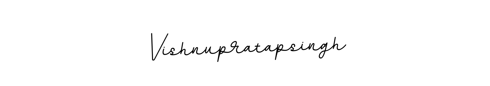 Use a signature maker to create a handwritten signature online. With this signature software, you can design (BallpointsItalic-DORy9) your own signature for name Vishnupratapsingh. Vishnupratapsingh signature style 11 images and pictures png