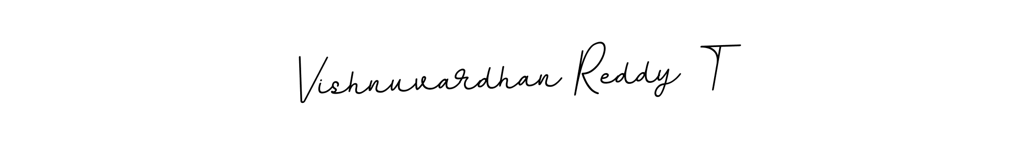 Make a beautiful signature design for name Vishnuvardhan Reddy T. Use this online signature maker to create a handwritten signature for free. Vishnuvardhan Reddy T signature style 11 images and pictures png