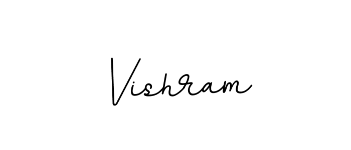 How to make Vishram name signature. Use BallpointsItalic-DORy9 style for creating short signs online. This is the latest handwritten sign. Vishram signature style 11 images and pictures png