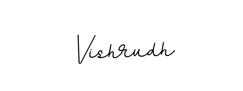 This is the best signature style for the Vishrudh name. Also you like these signature font (BallpointsItalic-DORy9). Mix name signature. Vishrudh signature style 11 images and pictures png