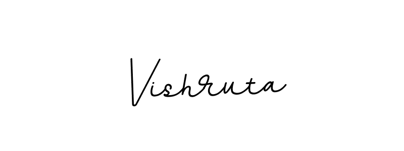 Make a beautiful signature design for name Vishruta. Use this online signature maker to create a handwritten signature for free. Vishruta signature style 11 images and pictures png