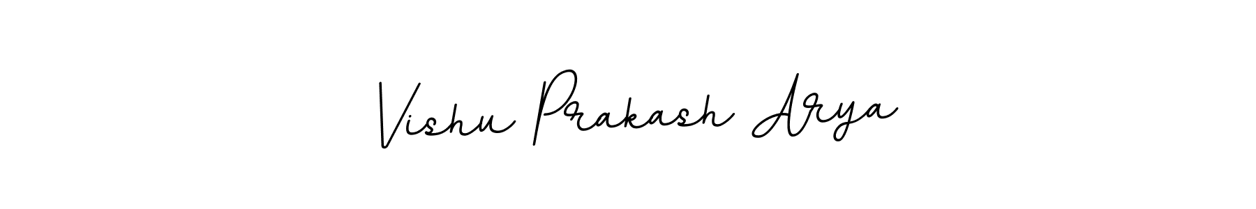 Design your own signature with our free online signature maker. With this signature software, you can create a handwritten (BallpointsItalic-DORy9) signature for name Vishu Prakash Arya. Vishu Prakash Arya signature style 11 images and pictures png