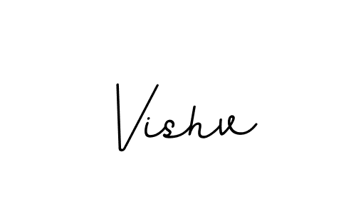 Create a beautiful signature design for name Vishv. With this signature (BallpointsItalic-DORy9) fonts, you can make a handwritten signature for free. Vishv signature style 11 images and pictures png