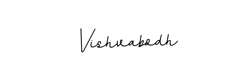 How to make Vishvabodh signature? BallpointsItalic-DORy9 is a professional autograph style. Create handwritten signature for Vishvabodh name. Vishvabodh signature style 11 images and pictures png