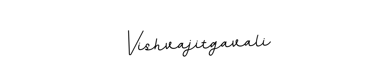 Design your own signature with our free online signature maker. With this signature software, you can create a handwritten (BallpointsItalic-DORy9) signature for name Vishvajitgavali. Vishvajitgavali signature style 11 images and pictures png