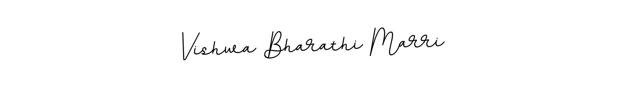 This is the best signature style for the Vishwa Bharathi Marri name. Also you like these signature font (BallpointsItalic-DORy9). Mix name signature. Vishwa Bharathi Marri signature style 11 images and pictures png