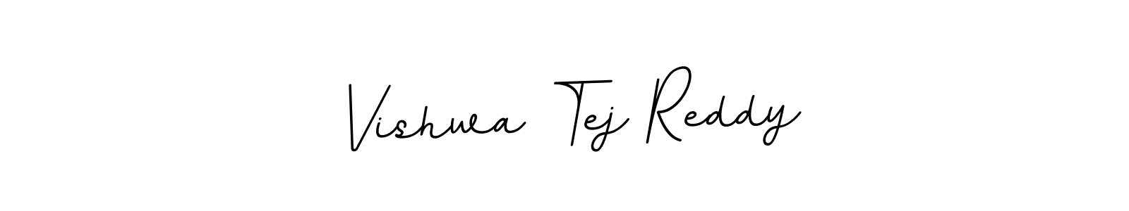 Vishwa Tej Reddy stylish signature style. Best Handwritten Sign (BallpointsItalic-DORy9) for my name. Handwritten Signature Collection Ideas for my name Vishwa Tej Reddy. Vishwa Tej Reddy signature style 11 images and pictures png