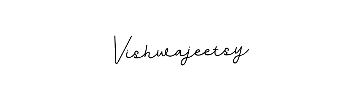 Create a beautiful signature design for name Vishwajeetsy. With this signature (BallpointsItalic-DORy9) fonts, you can make a handwritten signature for free. Vishwajeetsy signature style 11 images and pictures png