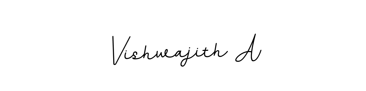 It looks lik you need a new signature style for name Vishwajith A. Design unique handwritten (BallpointsItalic-DORy9) signature with our free signature maker in just a few clicks. Vishwajith A signature style 11 images and pictures png