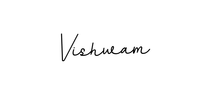 How to make Vishwam signature? BallpointsItalic-DORy9 is a professional autograph style. Create handwritten signature for Vishwam name. Vishwam signature style 11 images and pictures png