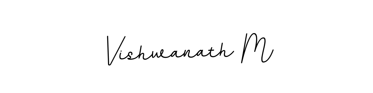 Design your own signature with our free online signature maker. With this signature software, you can create a handwritten (BallpointsItalic-DORy9) signature for name Vishwanath M. Vishwanath M signature style 11 images and pictures png