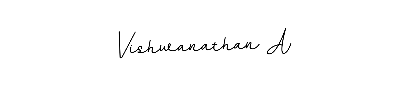 It looks lik you need a new signature style for name Vishwanathan A. Design unique handwritten (BallpointsItalic-DORy9) signature with our free signature maker in just a few clicks. Vishwanathan A signature style 11 images and pictures png