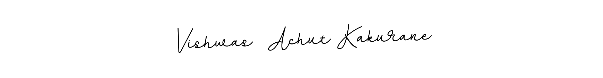 Vishwas  Achut Kakurane stylish signature style. Best Handwritten Sign (BallpointsItalic-DORy9) for my name. Handwritten Signature Collection Ideas for my name Vishwas  Achut Kakurane. Vishwas  Achut Kakurane signature style 11 images and pictures png