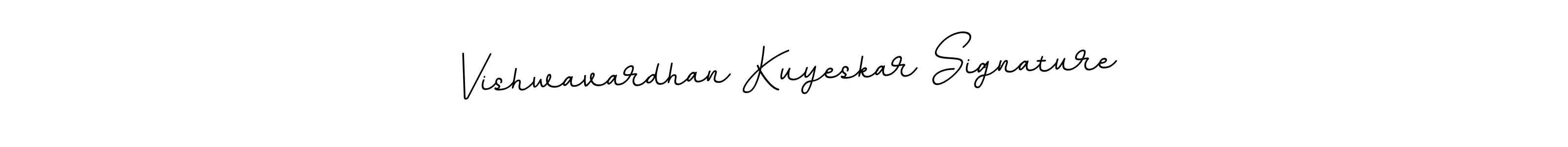 Make a beautiful signature design for name Vishwavardhan Kuyeskar Signature. With this signature (BallpointsItalic-DORy9) style, you can create a handwritten signature for free. Vishwavardhan Kuyeskar Signature signature style 11 images and pictures png