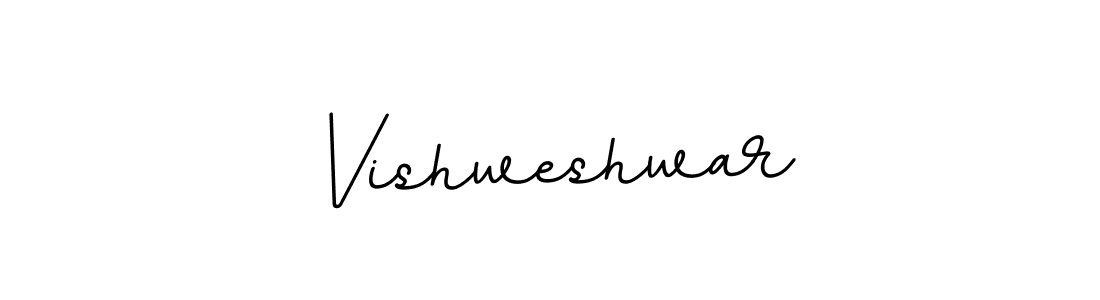 Create a beautiful signature design for name Vishweshwar. With this signature (BallpointsItalic-DORy9) fonts, you can make a handwritten signature for free. Vishweshwar signature style 11 images and pictures png