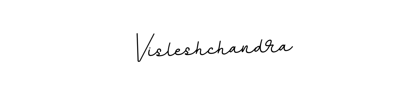 How to make Visleshchandra signature? BallpointsItalic-DORy9 is a professional autograph style. Create handwritten signature for Visleshchandra name. Visleshchandra signature style 11 images and pictures png