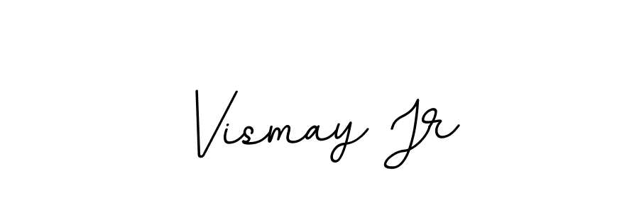 Use a signature maker to create a handwritten signature online. With this signature software, you can design (BallpointsItalic-DORy9) your own signature for name Vismay Jr. Vismay Jr signature style 11 images and pictures png