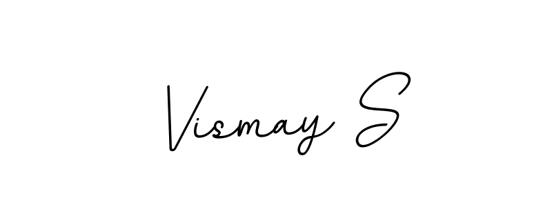 How to make Vismay S signature? BallpointsItalic-DORy9 is a professional autograph style. Create handwritten signature for Vismay S name. Vismay S signature style 11 images and pictures png
