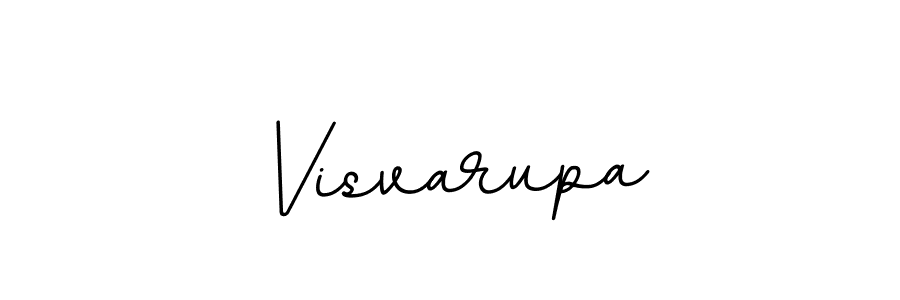 Visvarupa stylish signature style. Best Handwritten Sign (BallpointsItalic-DORy9) for my name. Handwritten Signature Collection Ideas for my name Visvarupa. Visvarupa signature style 11 images and pictures png