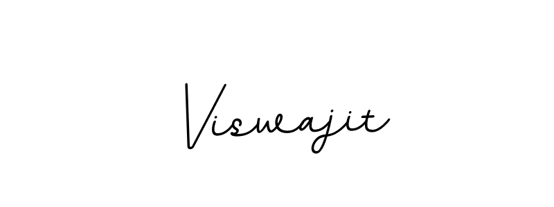 Use a signature maker to create a handwritten signature online. With this signature software, you can design (BallpointsItalic-DORy9) your own signature for name Viswajit. Viswajit signature style 11 images and pictures png