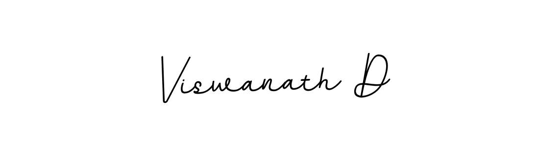 How to make Viswanath D name signature. Use BallpointsItalic-DORy9 style for creating short signs online. This is the latest handwritten sign. Viswanath D signature style 11 images and pictures png