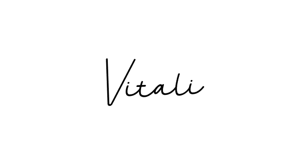 The best way (BallpointsItalic-DORy9) to make a short signature is to pick only two or three words in your name. The name Vitali include a total of six letters. For converting this name. Vitali signature style 11 images and pictures png