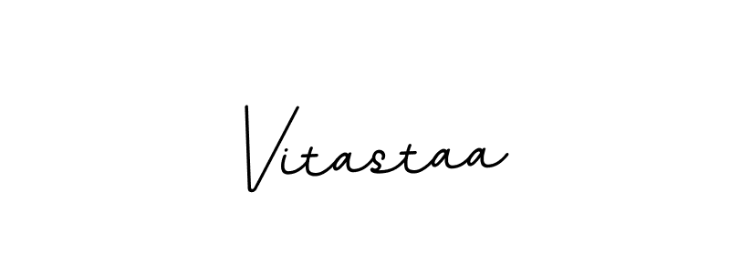 Create a beautiful signature design for name Vitastaa. With this signature (BallpointsItalic-DORy9) fonts, you can make a handwritten signature for free. Vitastaa signature style 11 images and pictures png