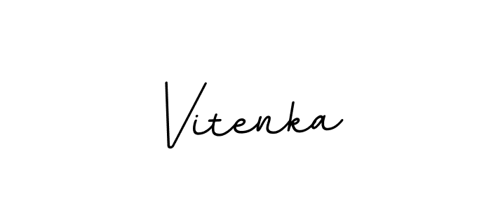How to make Vitenka name signature. Use BallpointsItalic-DORy9 style for creating short signs online. This is the latest handwritten sign. Vitenka signature style 11 images and pictures png