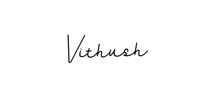 Create a beautiful signature design for name Vithush. With this signature (BallpointsItalic-DORy9) fonts, you can make a handwritten signature for free. Vithush signature style 11 images and pictures png