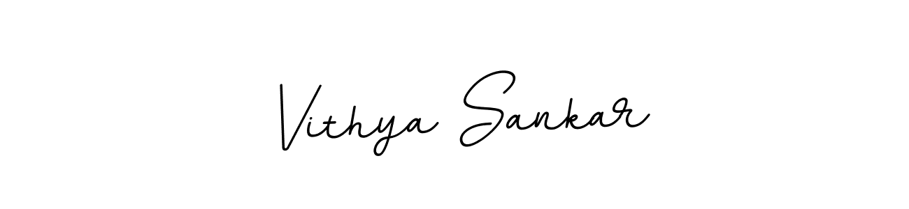 How to make Vithya Sankar name signature. Use BallpointsItalic-DORy9 style for creating short signs online. This is the latest handwritten sign. Vithya Sankar signature style 11 images and pictures png