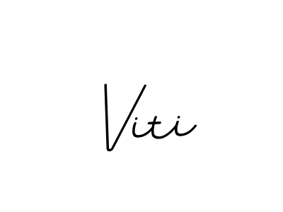 Use a signature maker to create a handwritten signature online. With this signature software, you can design (BallpointsItalic-DORy9) your own signature for name Viti. Viti signature style 11 images and pictures png