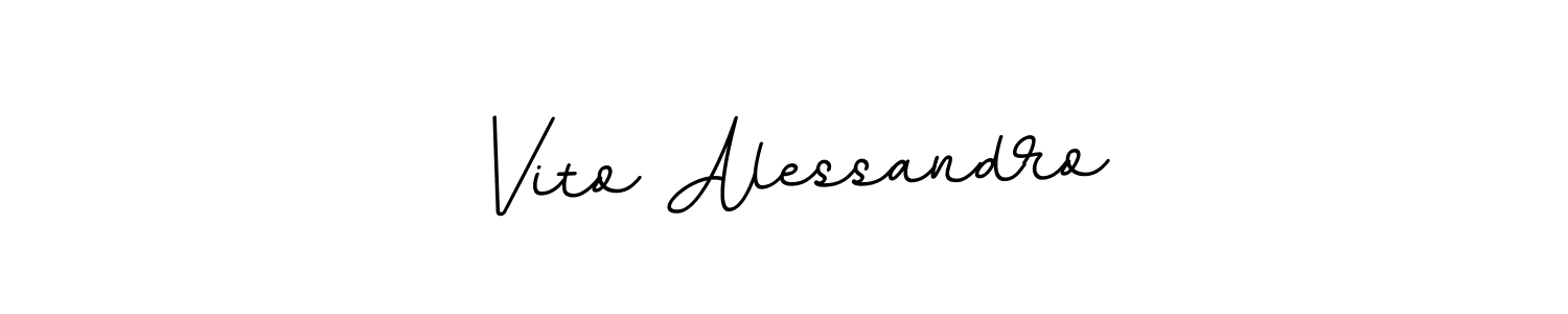 BallpointsItalic-DORy9 is a professional signature style that is perfect for those who want to add a touch of class to their signature. It is also a great choice for those who want to make their signature more unique. Get Vito Alessandro name to fancy signature for free. Vito Alessandro signature style 11 images and pictures png