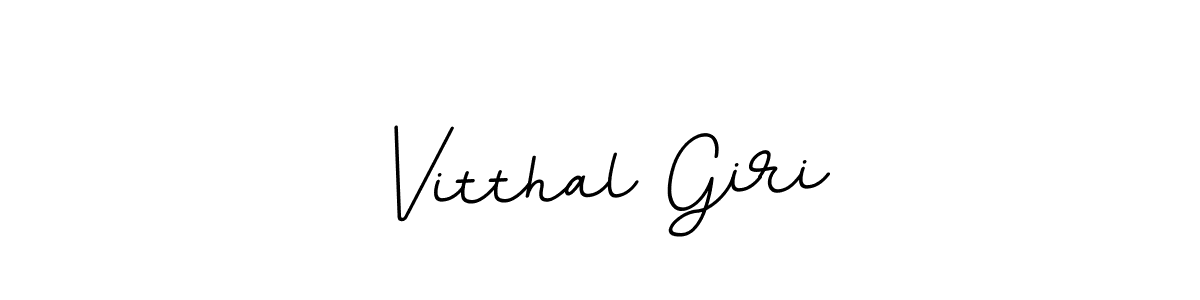 You should practise on your own different ways (BallpointsItalic-DORy9) to write your name (Vitthal Giri) in signature. don't let someone else do it for you. Vitthal Giri signature style 11 images and pictures png