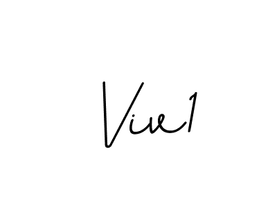 Make a beautiful signature design for name Viv1. With this signature (BallpointsItalic-DORy9) style, you can create a handwritten signature for free. Viv1 signature style 11 images and pictures png