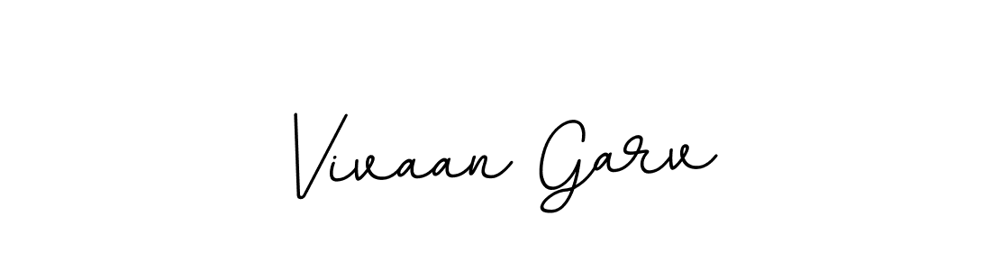 Make a beautiful signature design for name Vivaan Garv. With this signature (BallpointsItalic-DORy9) style, you can create a handwritten signature for free. Vivaan Garv signature style 11 images and pictures png