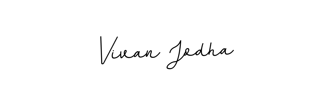 Vivan Jodha stylish signature style. Best Handwritten Sign (BallpointsItalic-DORy9) for my name. Handwritten Signature Collection Ideas for my name Vivan Jodha. Vivan Jodha signature style 11 images and pictures png