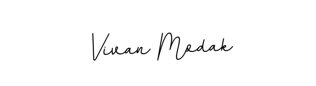 It looks lik you need a new signature style for name Vivan Modak. Design unique handwritten (BallpointsItalic-DORy9) signature with our free signature maker in just a few clicks. Vivan Modak signature style 11 images and pictures png