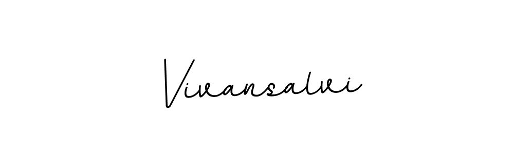 if you are searching for the best signature style for your name Vivansalvi. so please give up your signature search. here we have designed multiple signature styles  using BallpointsItalic-DORy9. Vivansalvi signature style 11 images and pictures png
