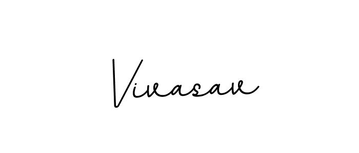 Make a beautiful signature design for name Vivasav. With this signature (BallpointsItalic-DORy9) style, you can create a handwritten signature for free. Vivasav signature style 11 images and pictures png