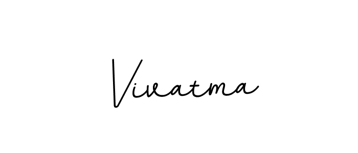 Create a beautiful signature design for name Vivatma. With this signature (BallpointsItalic-DORy9) fonts, you can make a handwritten signature for free. Vivatma signature style 11 images and pictures png