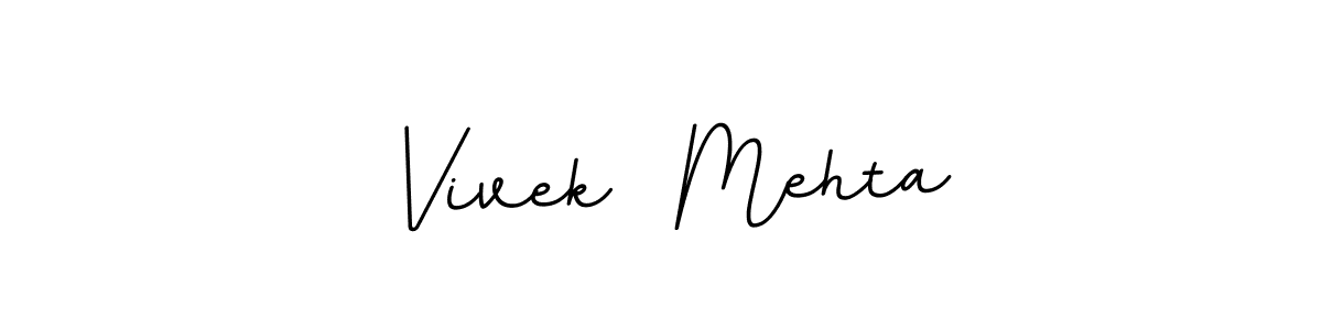 Vivek  Mehta stylish signature style. Best Handwritten Sign (BallpointsItalic-DORy9) for my name. Handwritten Signature Collection Ideas for my name Vivek  Mehta. Vivek  Mehta signature style 11 images and pictures png