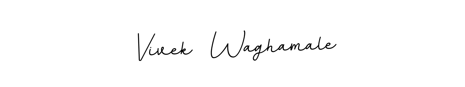 Design your own signature with our free online signature maker. With this signature software, you can create a handwritten (BallpointsItalic-DORy9) signature for name Vivek  Waghamale. Vivek  Waghamale signature style 11 images and pictures png