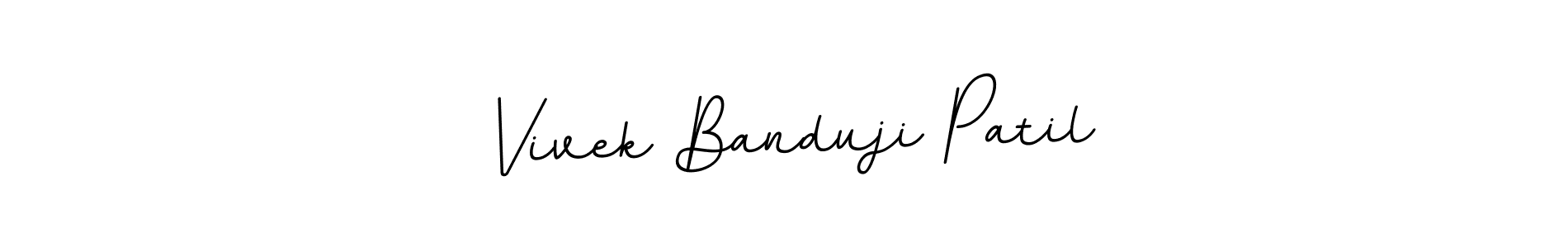 Make a beautiful signature design for name Vivek Banduji Patil. Use this online signature maker to create a handwritten signature for free. Vivek Banduji Patil signature style 11 images and pictures png
