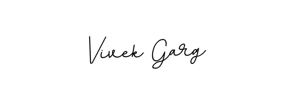 Vivek Garg stylish signature style. Best Handwritten Sign (BallpointsItalic-DORy9) for my name. Handwritten Signature Collection Ideas for my name Vivek Garg. Vivek Garg signature style 11 images and pictures png