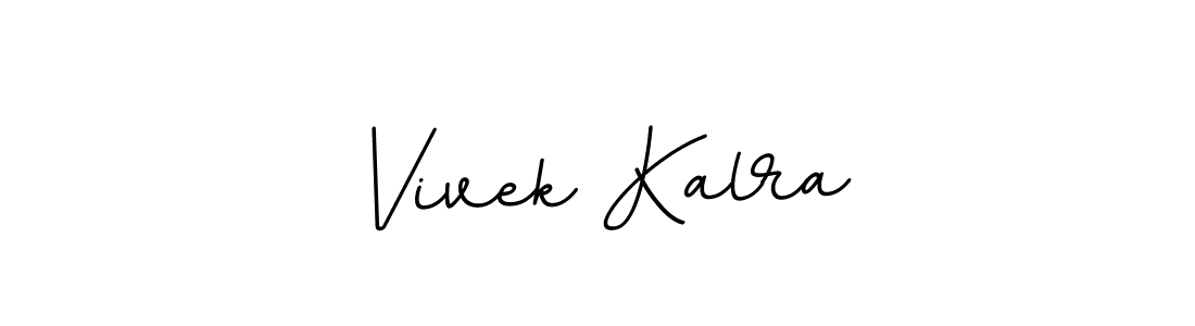 Use a signature maker to create a handwritten signature online. With this signature software, you can design (BallpointsItalic-DORy9) your own signature for name Vivek Kalra. Vivek Kalra signature style 11 images and pictures png
