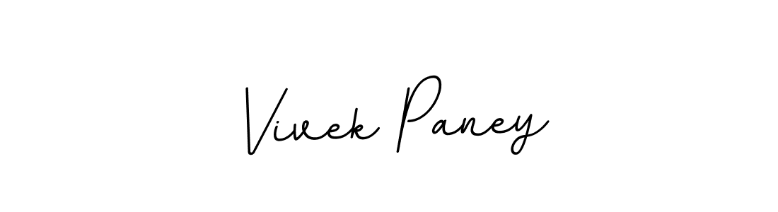 Use a signature maker to create a handwritten signature online. With this signature software, you can design (BallpointsItalic-DORy9) your own signature for name Vivek Paney. Vivek Paney signature style 11 images and pictures png