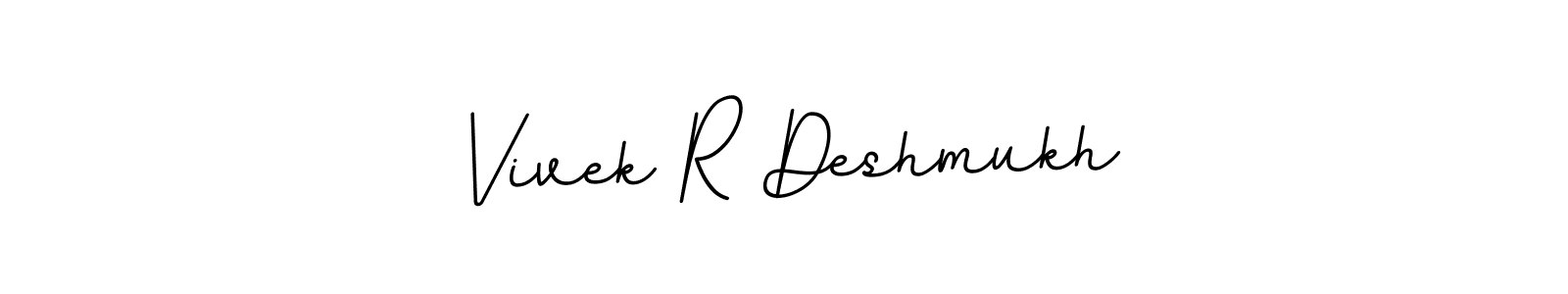 Also You can easily find your signature by using the search form. We will create Vivek R Deshmukh name handwritten signature images for you free of cost using BallpointsItalic-DORy9 sign style. Vivek R Deshmukh signature style 11 images and pictures png
