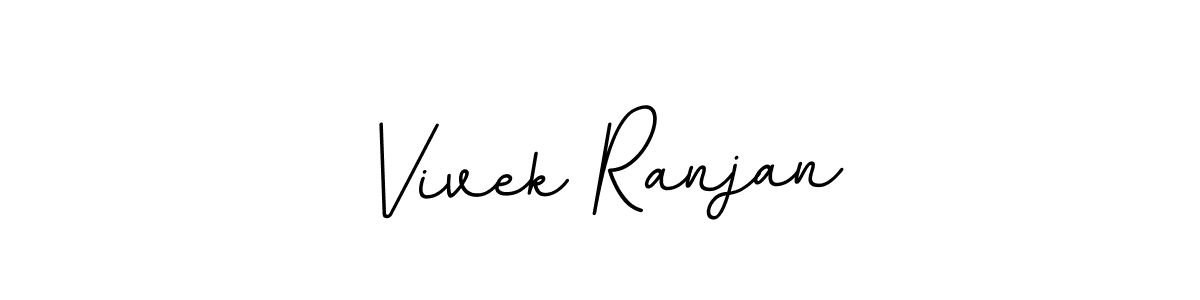 Use a signature maker to create a handwritten signature online. With this signature software, you can design (BallpointsItalic-DORy9) your own signature for name Vivek Ranjan. Vivek Ranjan signature style 11 images and pictures png